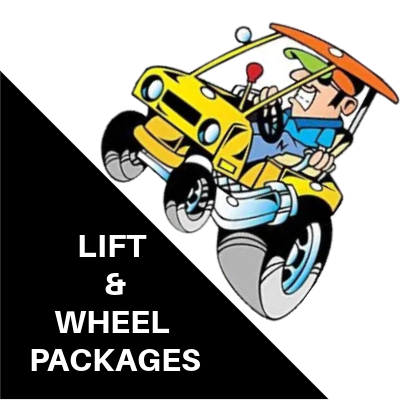 LIFT AND WHEEL PACKAGES GOLF CART