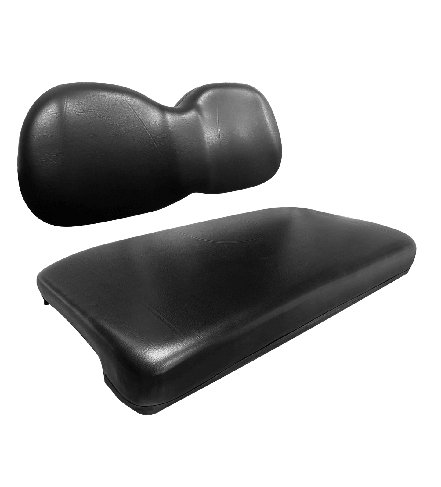 Club Car Front Seat Cushions Set-BLACK DS OR PRECEDENT