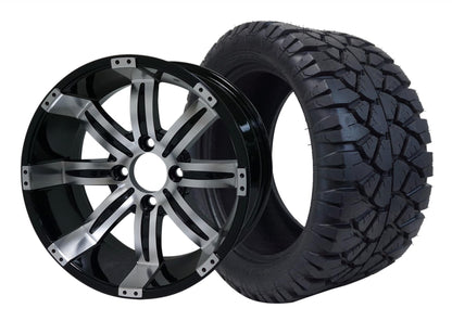 23" Golf Cart Tire Package 14" Wheel- ALL TERRAIN D.O.T.TIRES!