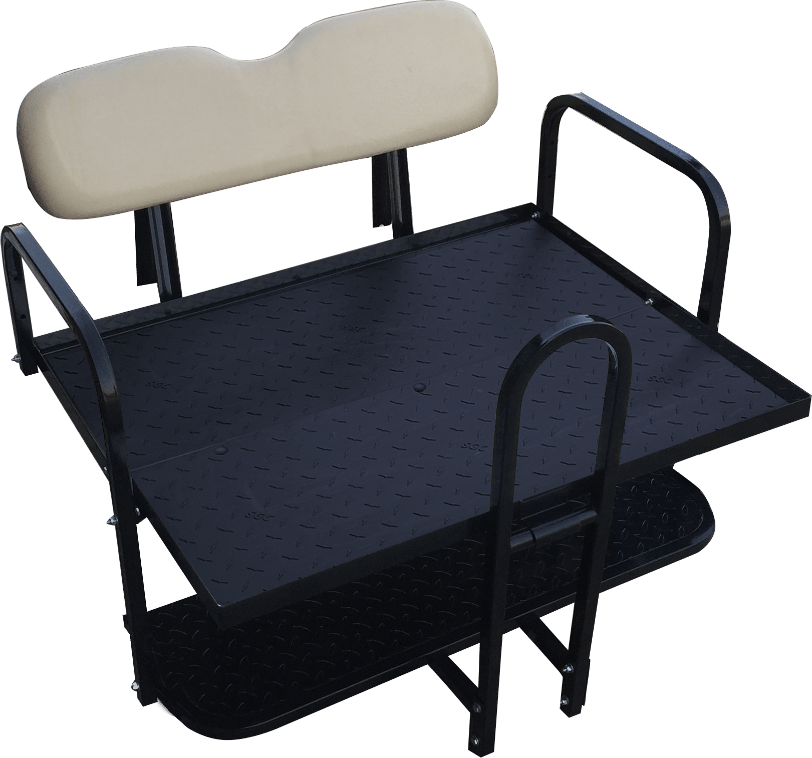 club car kit flip cargo rear cushions